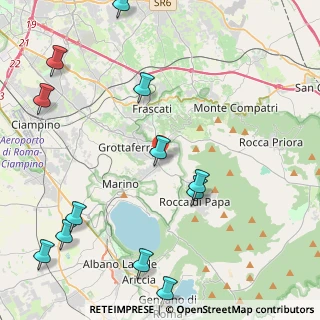 Mappa Via G. Quattrucci, 00046 Grottaferrata RM, Italia (6.06)