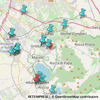 Mappa Via G. Quattrucci, 00046 Grottaferrata RM, Italia (5.8635)