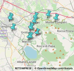 Mappa Via G. Quattrucci, 00046 Grottaferrata RM, Italia (3.61417)