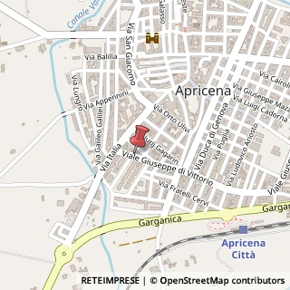 Mappa Via Giuseppe di Vittorio, 8, 71011 Apricena FG, Italia, 71011 Apricena, Foggia (Puglia)