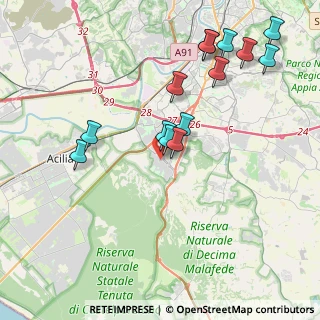 Mappa Via Vito Pandolfi, 00128 Roma RM, Italia (4.46929)