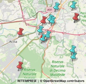Mappa Via Vito Pandolfi, 00128 Roma RM, Italia (4.67857)
