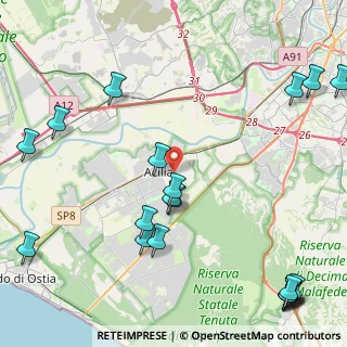 Mappa Via Mordano, 00125 Roma RM, Italia (6.4715)
