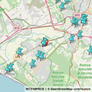 Mappa Via Mordano, 00125 Roma RM, Italia (6.47)