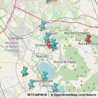 Mappa Via della Mola Vecchia, 00046 Grottaferrata RM, Italia (5.32)