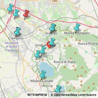 Mappa Via della Mola Vecchia, 00046 Grottaferrata RM, Italia (5.65143)