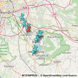 Mappa Via della Mola Vecchia, 00046 Grottaferrata RM, Italia (5.55182)