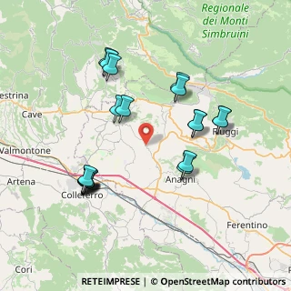 Mappa SP 118, 03012 Anagni FR, Italia (8.2095)