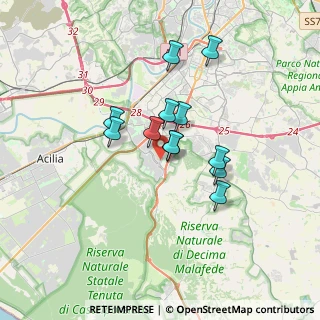 Mappa Viale dei Caduti per la Resistenza, 00128 Spinaceto RM, Italia (2.775)