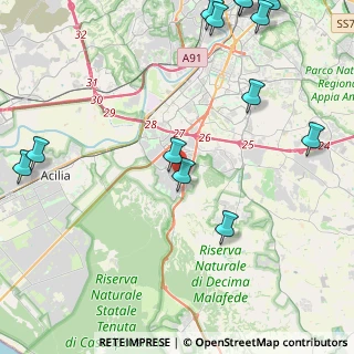 Mappa Viale dei Caduti per la Resistenza, 00128 Spinaceto RM, Italia (6.62143)
