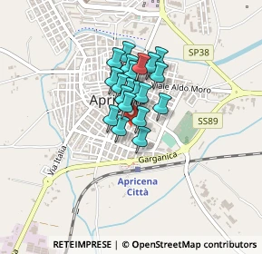 Mappa Via Puglia, 71011 Apricena FG, Italia (0.2555)