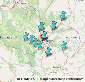 Mappa Via Ponte Nuovo, 67031 Castel di Sangro AQ, Italia (10.25875)