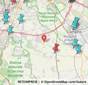 Mappa 00134 Castel di Leva RM, Italia (7.5545)