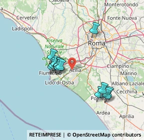 Mappa Via Leonardo Patrasso, 00126 Roma RM, Italia (12.68615)