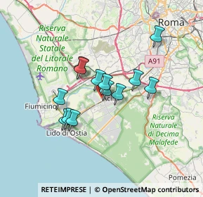 Mappa Via Leonardo Patrasso, 00126 Roma RM, Italia (5.43077)