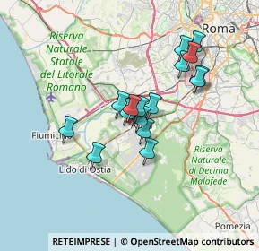 Mappa Via Leonardo Patrasso, 00126 Roma RM, Italia (5.64938)