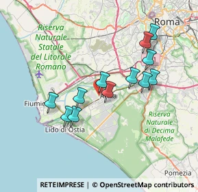 Mappa Via Leonardo Patrasso, 00126 Roma RM, Italia (6.80583)