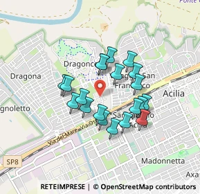 Mappa Via Leonardo Patrasso, 00126 Roma RM, Italia (0.707)