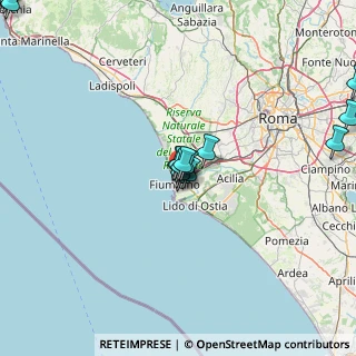 Mappa Vicolo di Coccia di Morto, 00054 Fiumicino RM, Italia (21.87176)