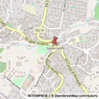 Mappa Via delle Sorgenti di Squarciarelli, 93, 00046 Grottaferrata, Roma (Lazio)