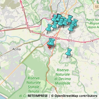 Mappa Via Quirino Roscioni, 00128 Roma RM, Italia (4.15667)