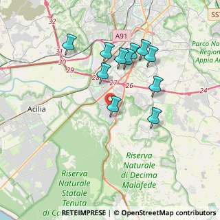 Mappa Via Quirino Roscioni, 00128 Roma RM, Italia (3.65)