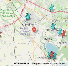 Mappa Via M. Ricci, 00043 Ciampino RM, Italia (6.75583)