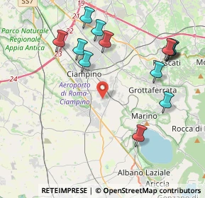 Mappa Via M. Ricci, 00043 Ciampino RM, Italia (4.89154)