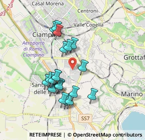 Mappa Via M. Ricci, 00043 Ciampino RM, Italia (1.6955)