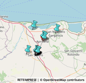 Mappa Via San Marco, 71011 Apricena FG, Italia (10.491)