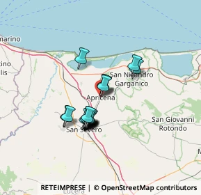 Mappa Via Duca di Genova, 71011 Apricena FG, Italia (10.457)