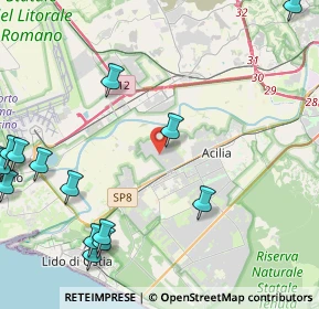 Mappa Via Azzanello, 00119 Roma RM, Italia (6.6475)