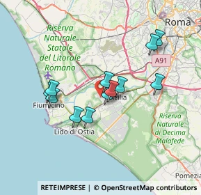 Mappa Via Azzanello, 00119 Roma RM, Italia (6.3125)