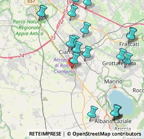 Mappa VIA APPIA NUOVA 19 KM 17.700, 00043 Ciampino RM, Italia (5.34)