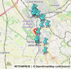 Mappa 00043 Zona Industriale Appia Nuova RM, Italia (1.79444)
