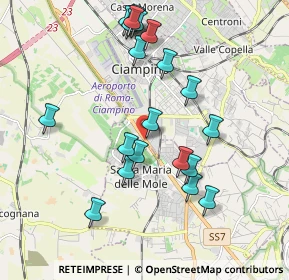 Mappa VIA APPIA NUOVA 19 KM 17.700, 00043 Ciampino RM, Italia (2.088)