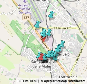 Mappa VIA APPIA NUOVA 19 KM 17.700, 00043 Ciampino RM, Italia (0.832)