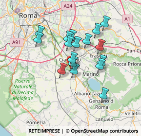 Mappa 00043 Zona Industriale Appia Nuova RM, Italia (6.00765)