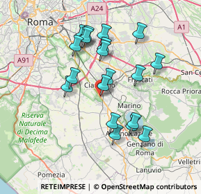 Mappa 00043 Zona Industriale Appia Nuova RM, Italia (7.1215)