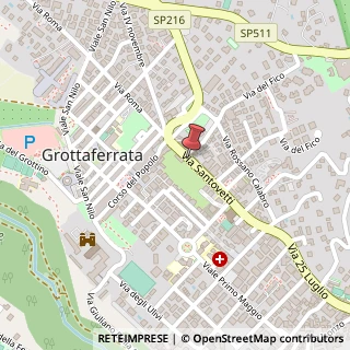 Mappa Via A. Santovetti, 7, 00040 Grottaferrata, Roma (Lazio)