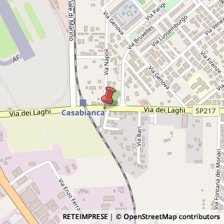 Mappa Via dei Laghi,  6, 00043 Ciampino, Roma (Lazio)