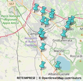 Mappa SP217, 00043 Ciampino RM, Italia (4.17867)