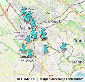 Mappa SP217, 00043 Ciampino RM, Italia (1.71857)