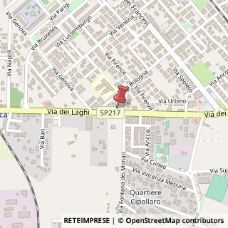 Mappa Via dei Laghi, 59/H, 00043 Ciampino, Roma (Lazio)