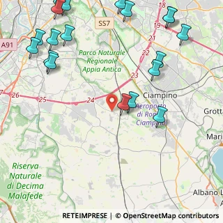 Mappa Via di Fioranello, 00134 Ciampino RM, Italia (6.5745)