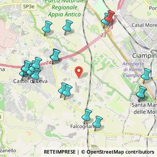 Mappa Via di Fioranello, 00134 Ciampino RM, Italia (2.8375)