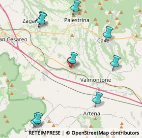 Mappa Via Capitano Aversa, 00030 Labico RM, Italia (6.25273)