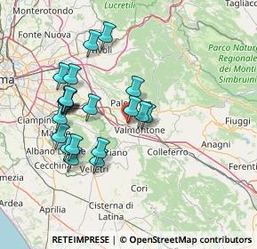 Mappa Via Capitano Aversa, 00030 Labico RM, Italia (14.6615)