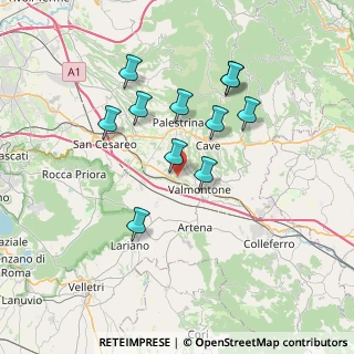Mappa Via Gioacchino Rossini, 00030 Labico RM, Italia (6.83818)