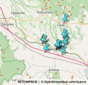 Mappa Via Gioacchino Rossini, 00030 Labico RM, Italia (2.92071)